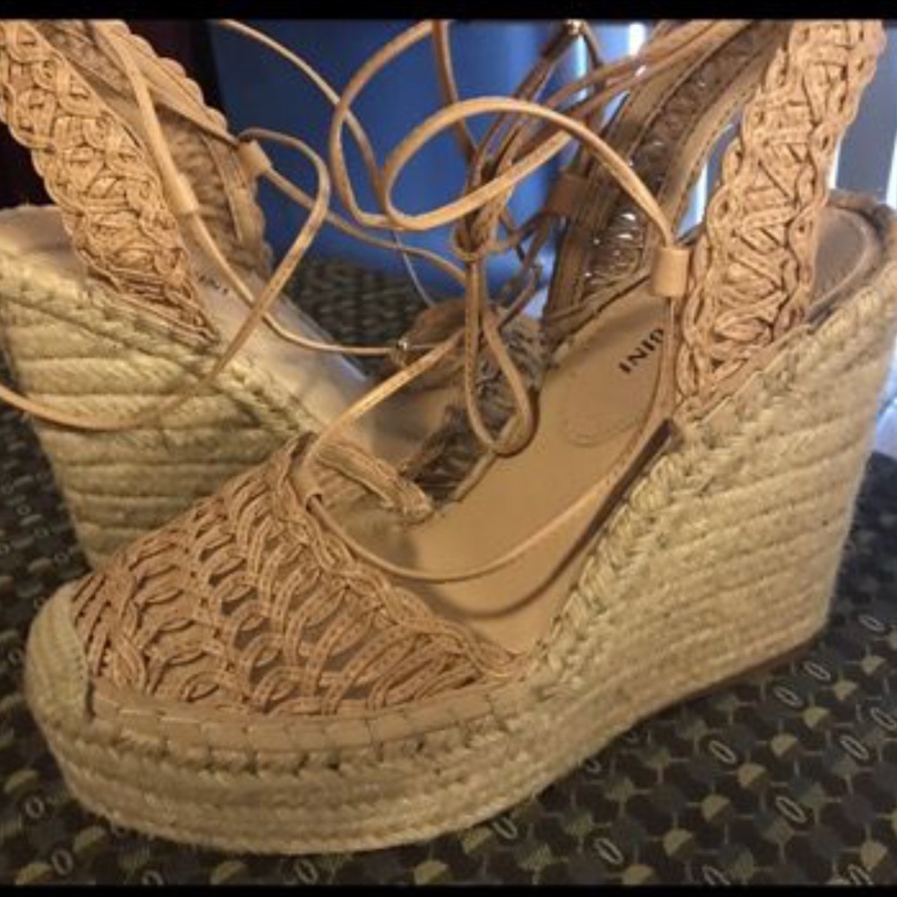 Rose gold wedges Gianni binni